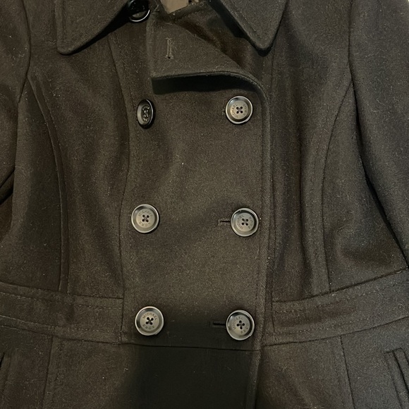 Michael Kors women’s black pea coat size S - Picture 2 of 14
